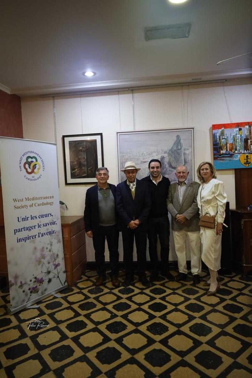 Group photo with Pr Pedro Brugada, Dr Luis Iñigo and WMSC members