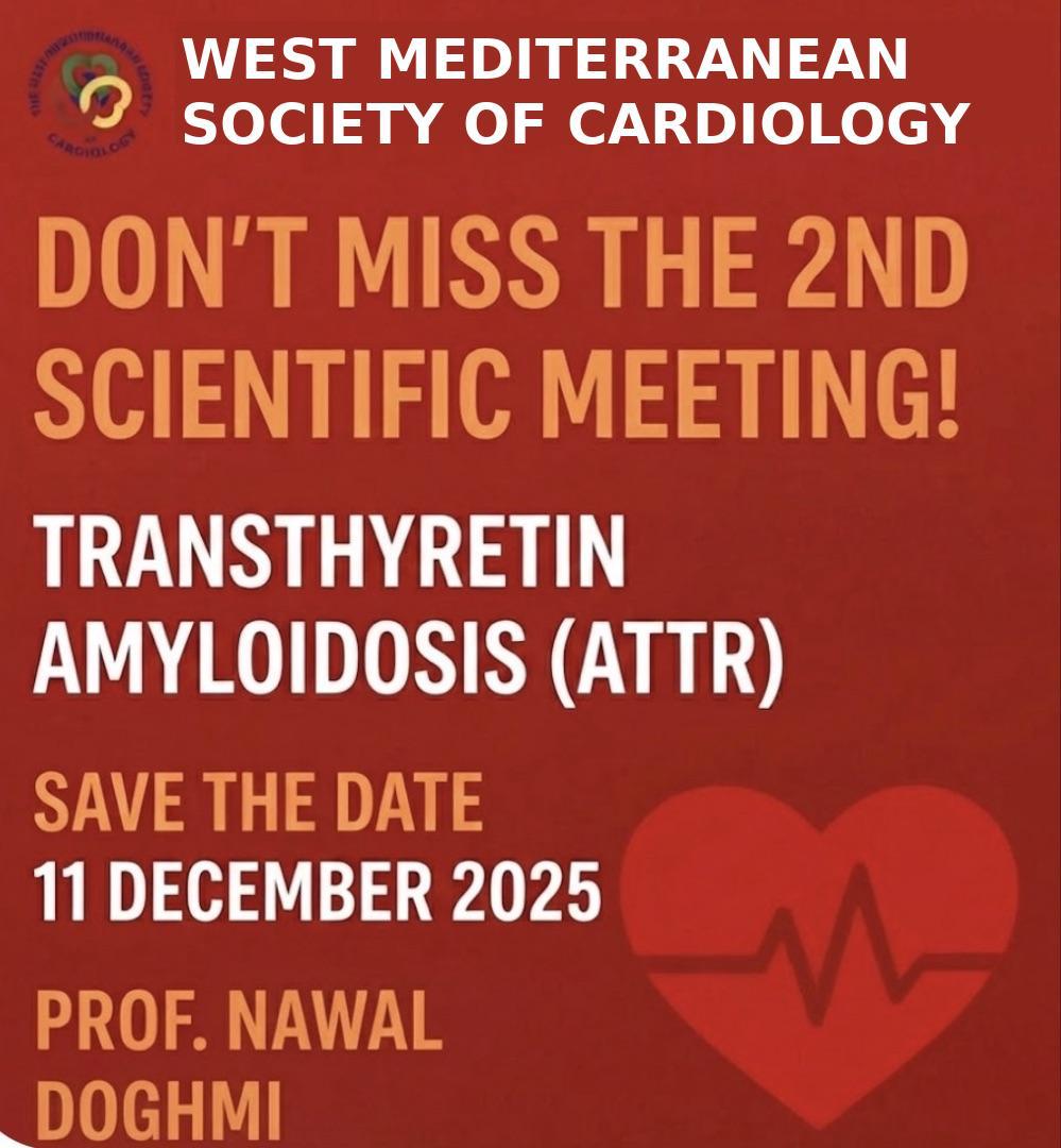 2nd WMSC scientific meeting poster — Transthyretin Amyloidosis (ATTR), Hotel El Minzah Tangier, 11 December 2025