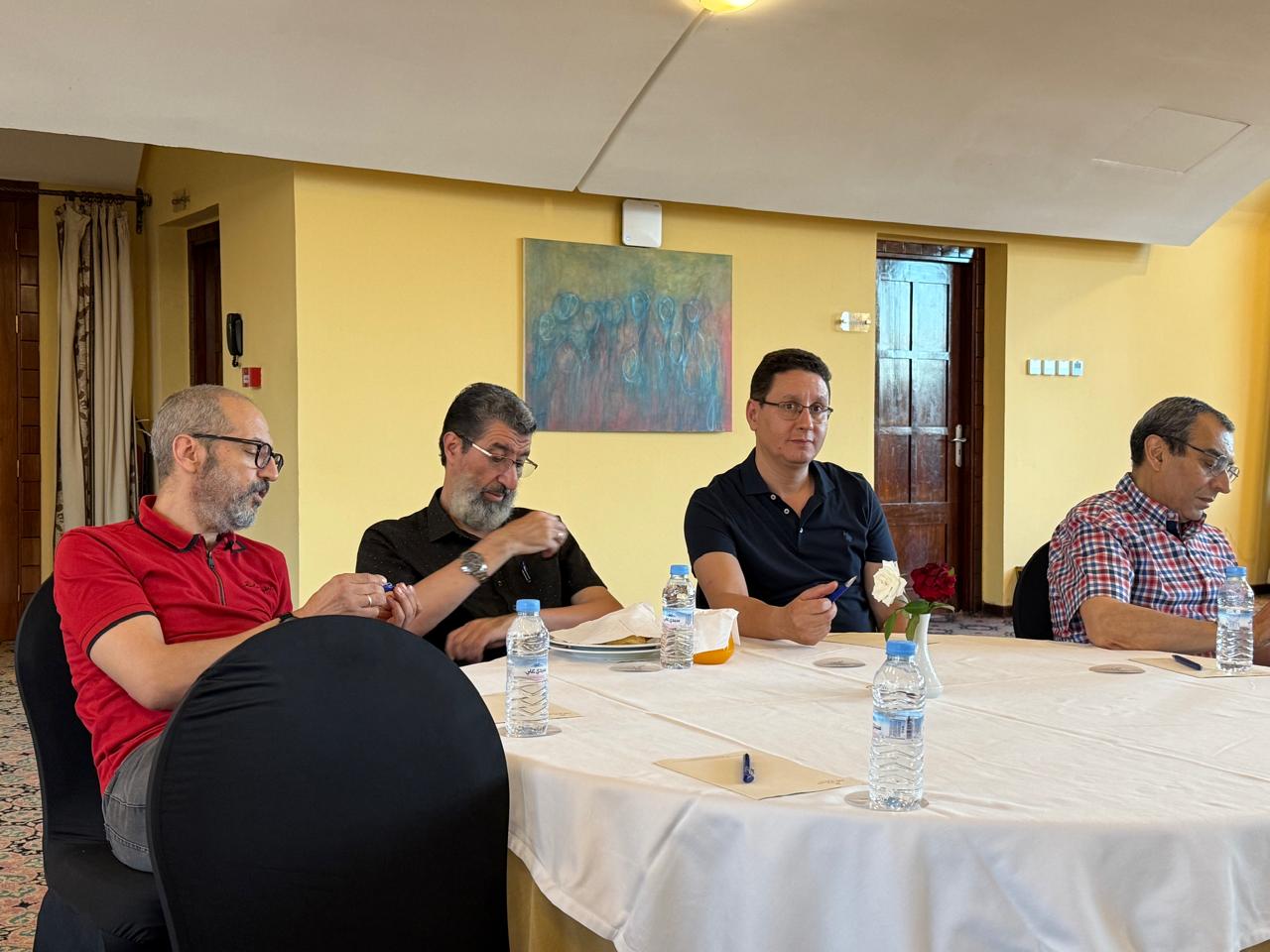 Participants in discussion at the sixth WMSC scientific meeting
