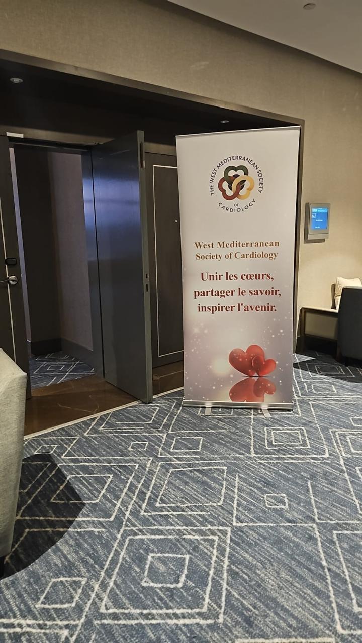 WMSC roll-up banner at the third scientific meeting venue